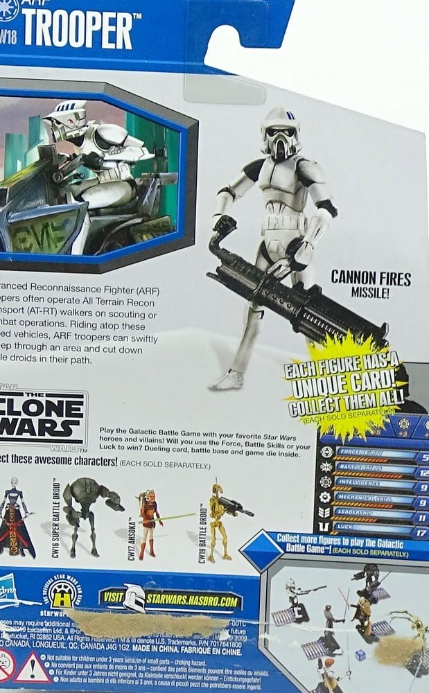 Star Wars Clone Wars 2010 Animated Figure ARF Trooper #18