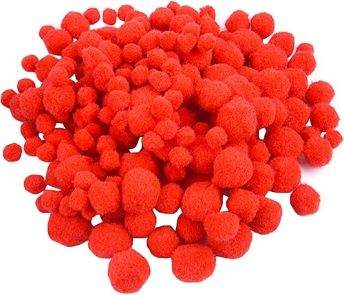 Miniatura 3 de Livder Juego de limpiadores de pipas de Navidad, 475 piezas, 145 tallos de felpilla marrón, 190 pompones rojos, 140 ojos ondulantes para manualidades