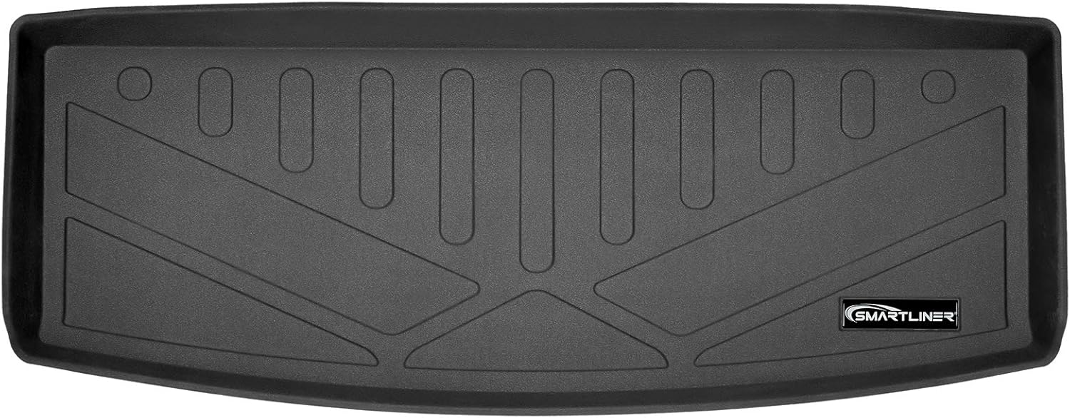 SMARTLINER Custom Fit Cargo Trunk Liner Floor Mat Behind 3rd Row for 2018-2024 Volkswagen Tiguan