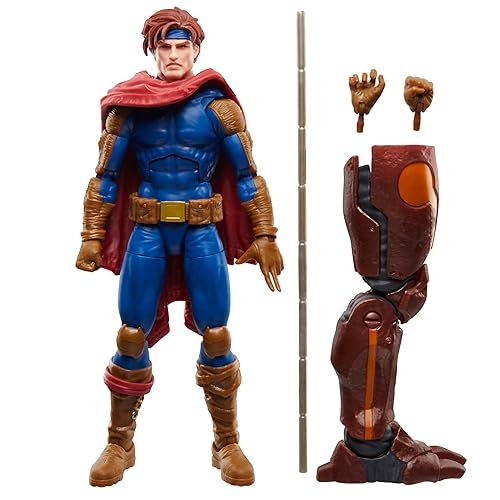 Marvel Legends Series Gambit, X-Men Comics Collectible 6-Inch Scale Action Figure