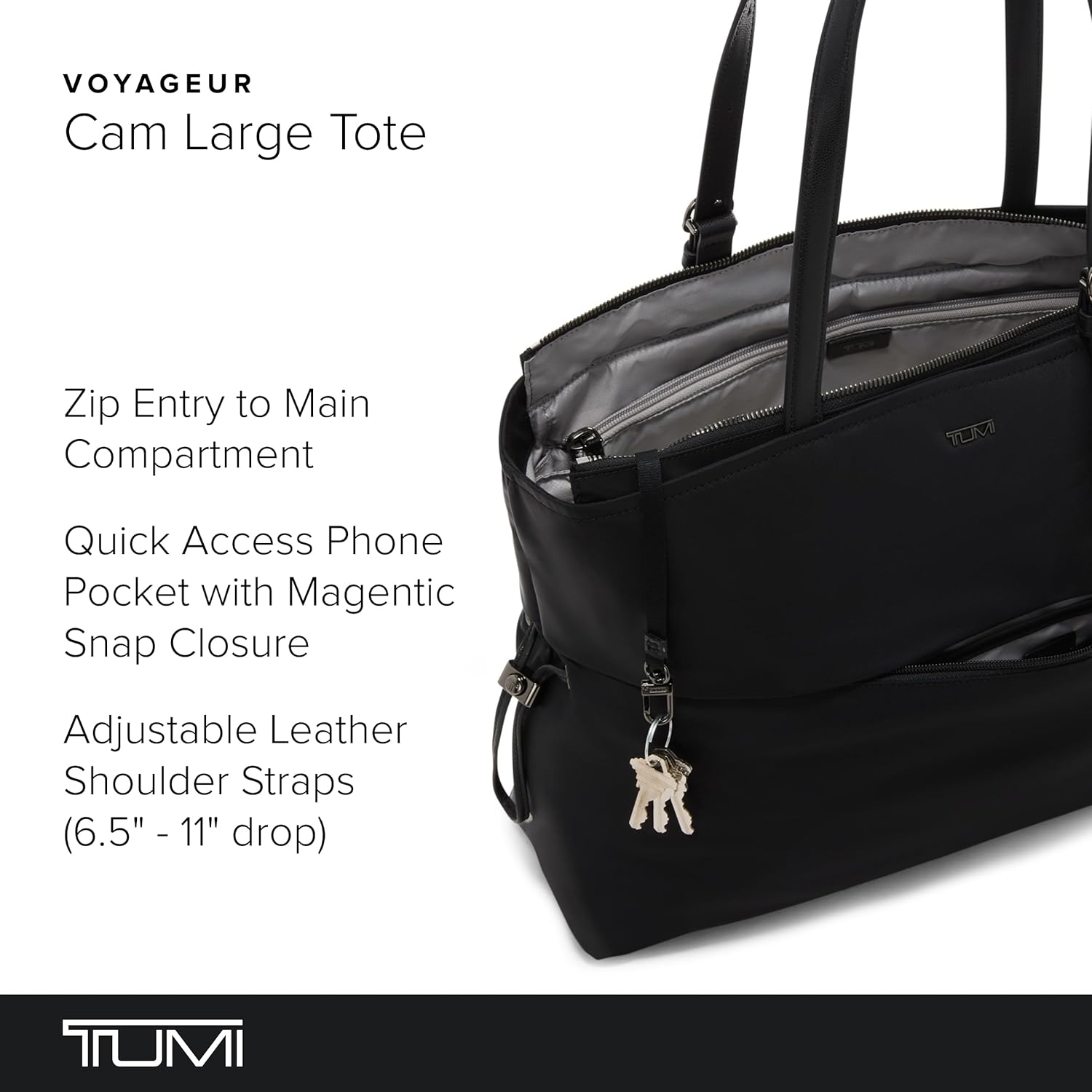 TUMI womens Cam Large Tote - Image 3