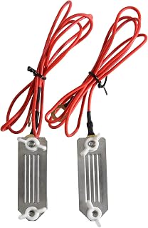 Electric Fence PolyTape to PolyTape to Energizer Connector with Wire and Tape Plates for Electric Fence Connection (2Tape Plates+2wire)