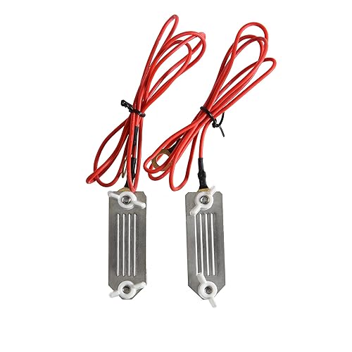 Miniatura 5 de Valla eléctrica PolyTape a PolyTape a Energizer Conector con alambre y placas de cinta para conexión eléctrica de valla (3 placas de cinta+3 cables)