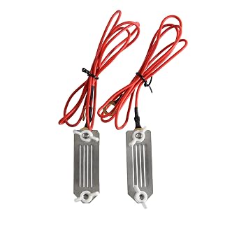 Electric Fence PolyTape to PolyTape to Energizer Connector with Wire and Tape Plates for Electric Fence Connection 2Tape Plates+2wire