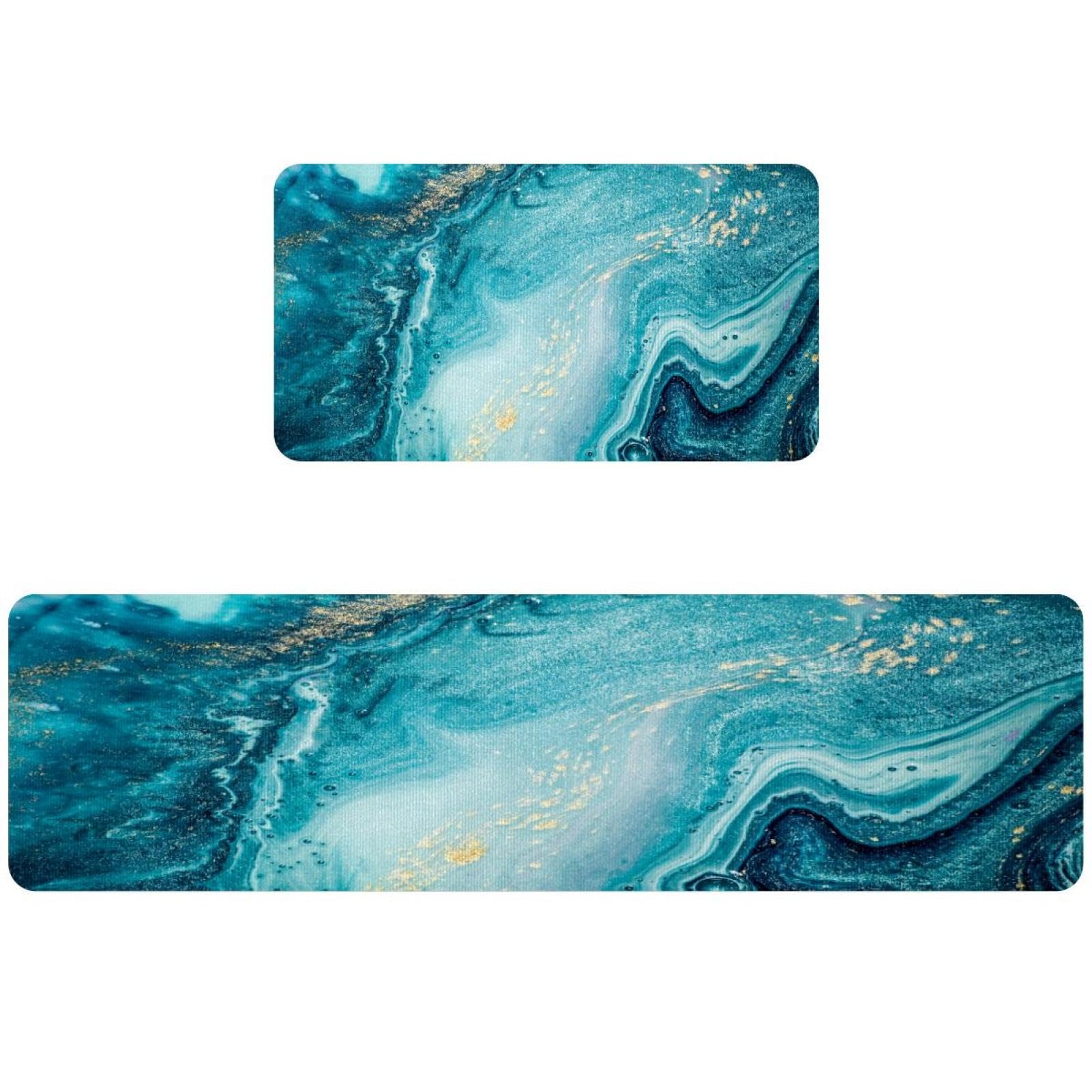 Tapis de cuisine antidérapant lot de 2 absorbant et lavable pour sol propre