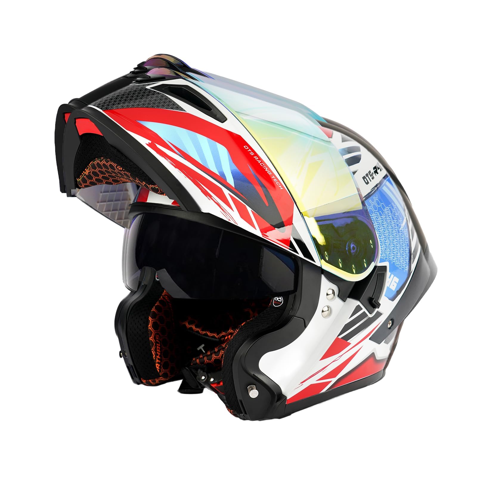 Amazon.com: Orthrus Modular LED Full Face Motorcycle Helmet - DOT
