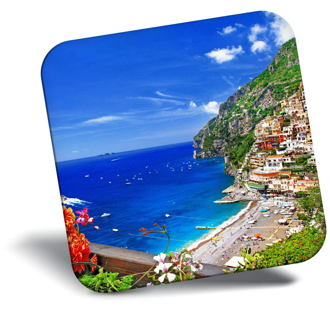 Destination Vinyl Ltd Fridge Magnet - Amalfi Coast Italy Travel Ocean Sea 24056