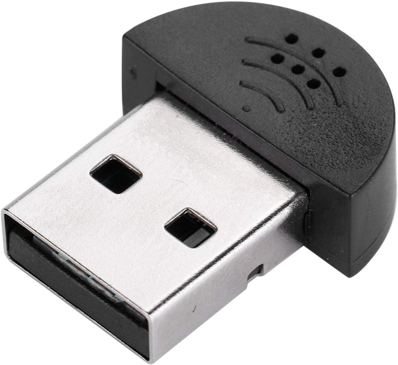PUSOKEI Mini Omnidirectional USB Computer Microphone,2 Meters Range,Plug and Play for Laptop PC, Podcasting, Gaming,Conference, Livestream, Desktop Mic(black)