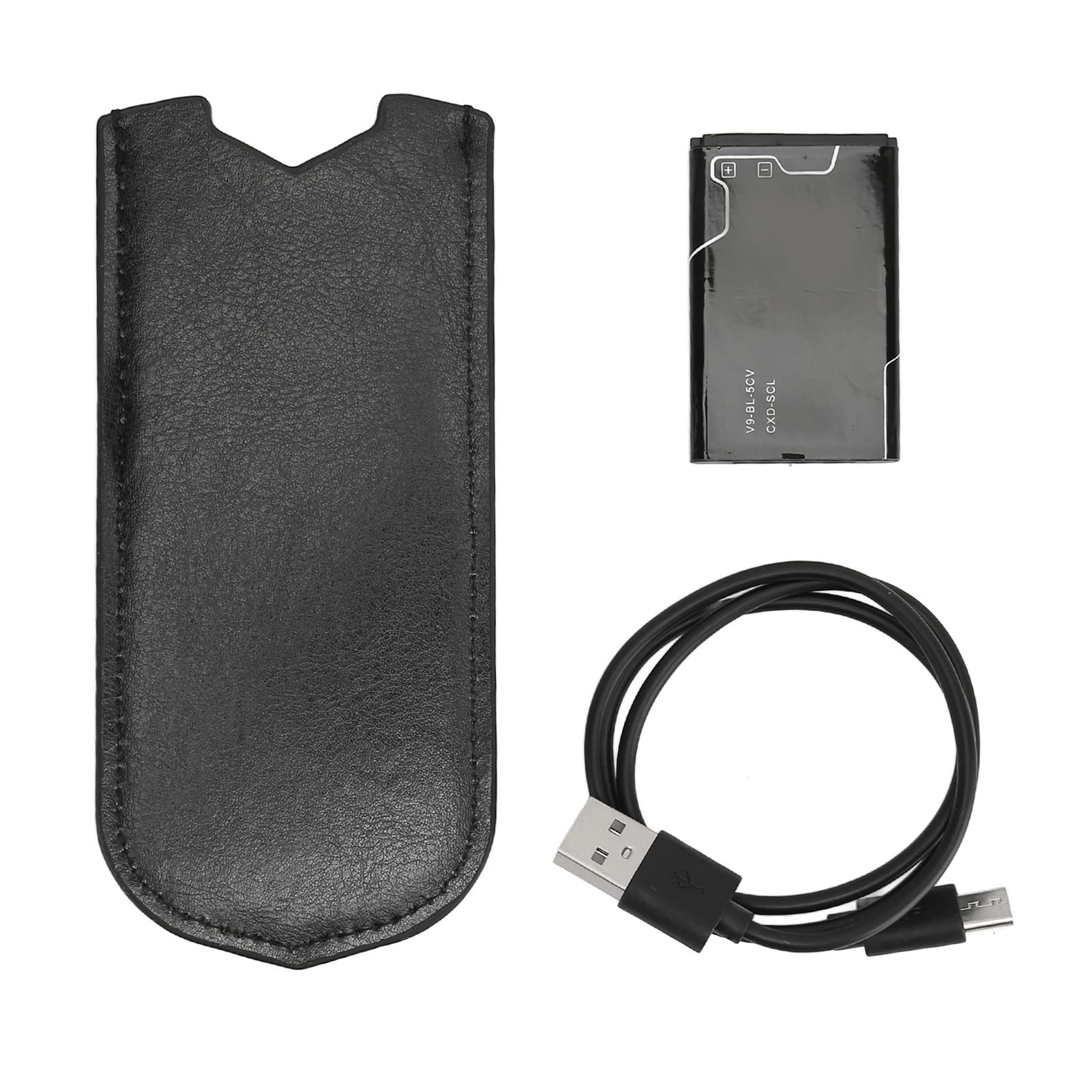 Starszy Telefon Komórkowy, Tylna Kamera 5 MP Starszy Telefon Komórkowy Dual Standby dla Uproszczonej Sieci 2G Dual SIM Backup (Czarny)
