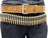 Real Bullet Belt .223 Caliber Brass Shell M16 Black Link 42 90 Bullet Link By Velvetvrow