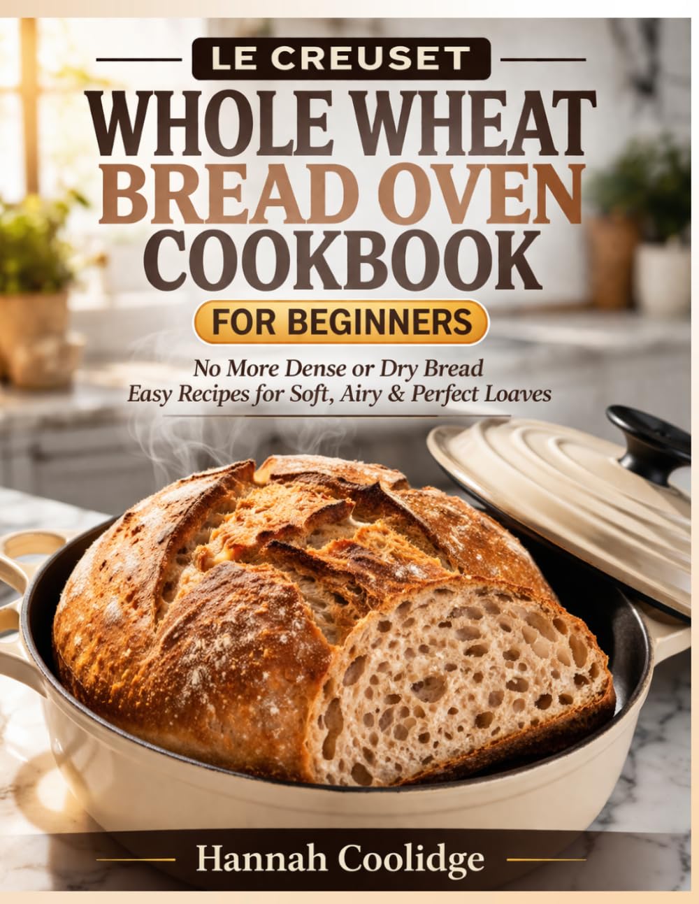 Le Creuset Whole Wheat Bread Oven Cookbook for Beginners: No More Dense or Dry Bread - Easy Recipes for Soft, Airy, and Perfectly Baked Loaves