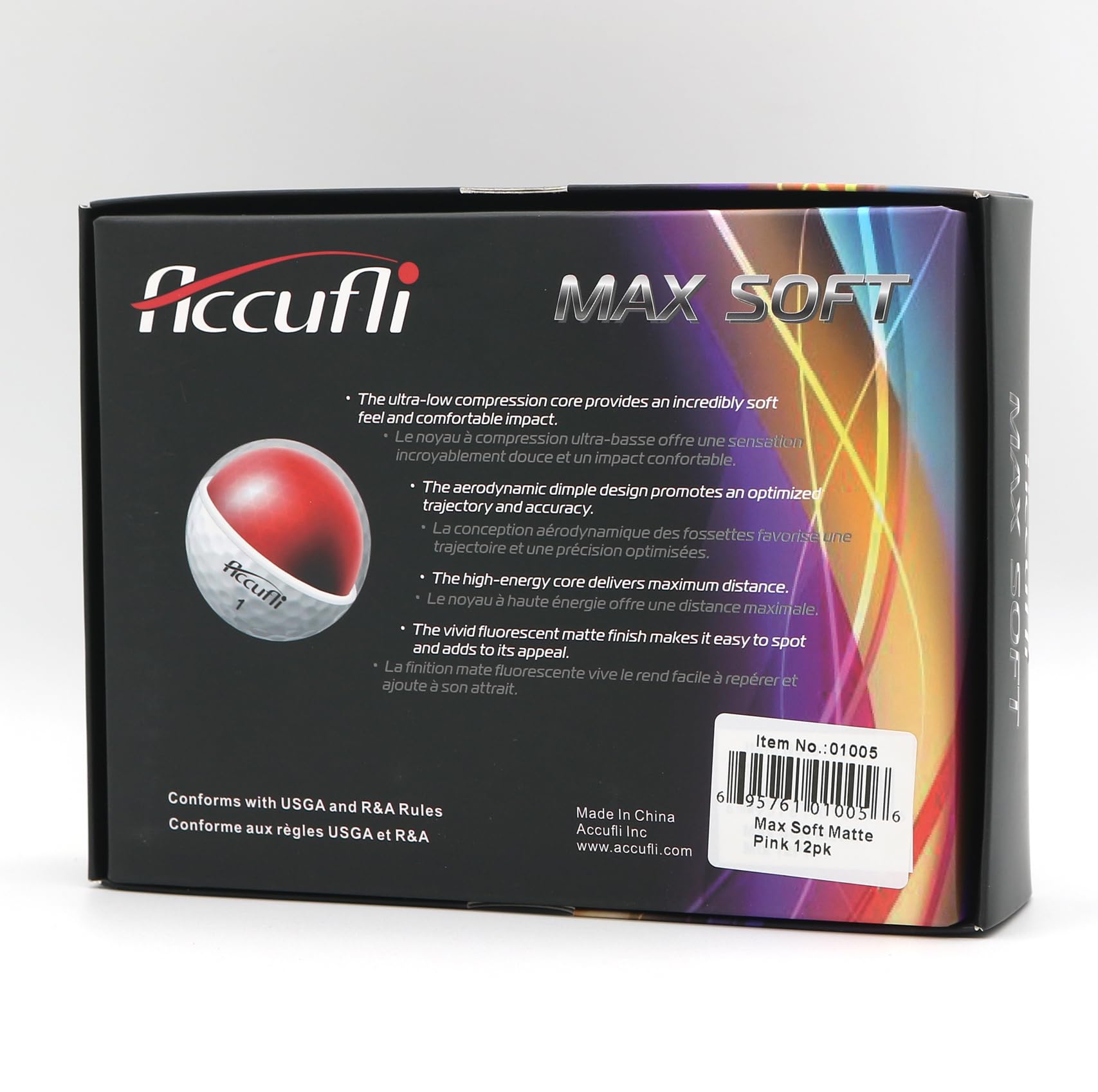 Accufli MT2 - Pelotas de Golf Mate