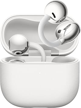 HUAWEI FreeClip 2, Kablosuz Kulaklık, Hafif Tasarımla Gün Boyu Rahat Kullanım, Adaptif Açık Kulak Dinleme Teknolojisi, Kristal Netliğinde Görüşmeler, Açık Kulak Tasarımlı Kulaklık, IP57, Beyaz