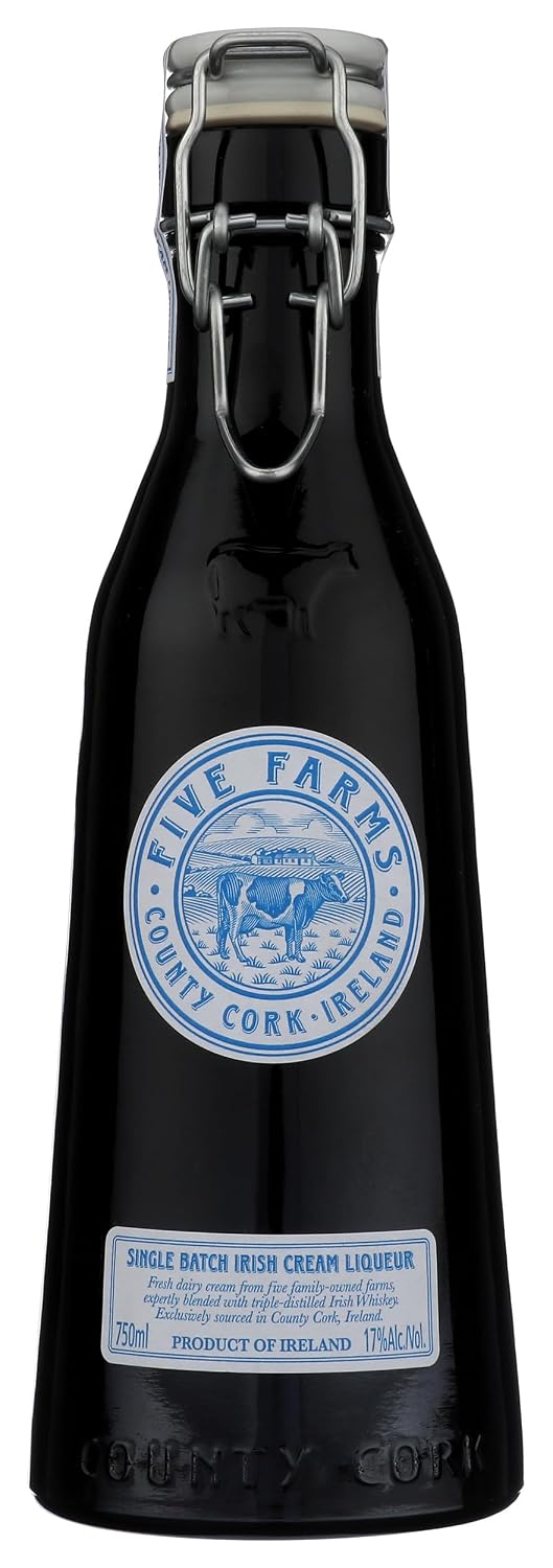 Five Farms Irsh Cream Liqueur, 750 ml, 34 Proof, 34.00 Proof, 0.7500 Liter