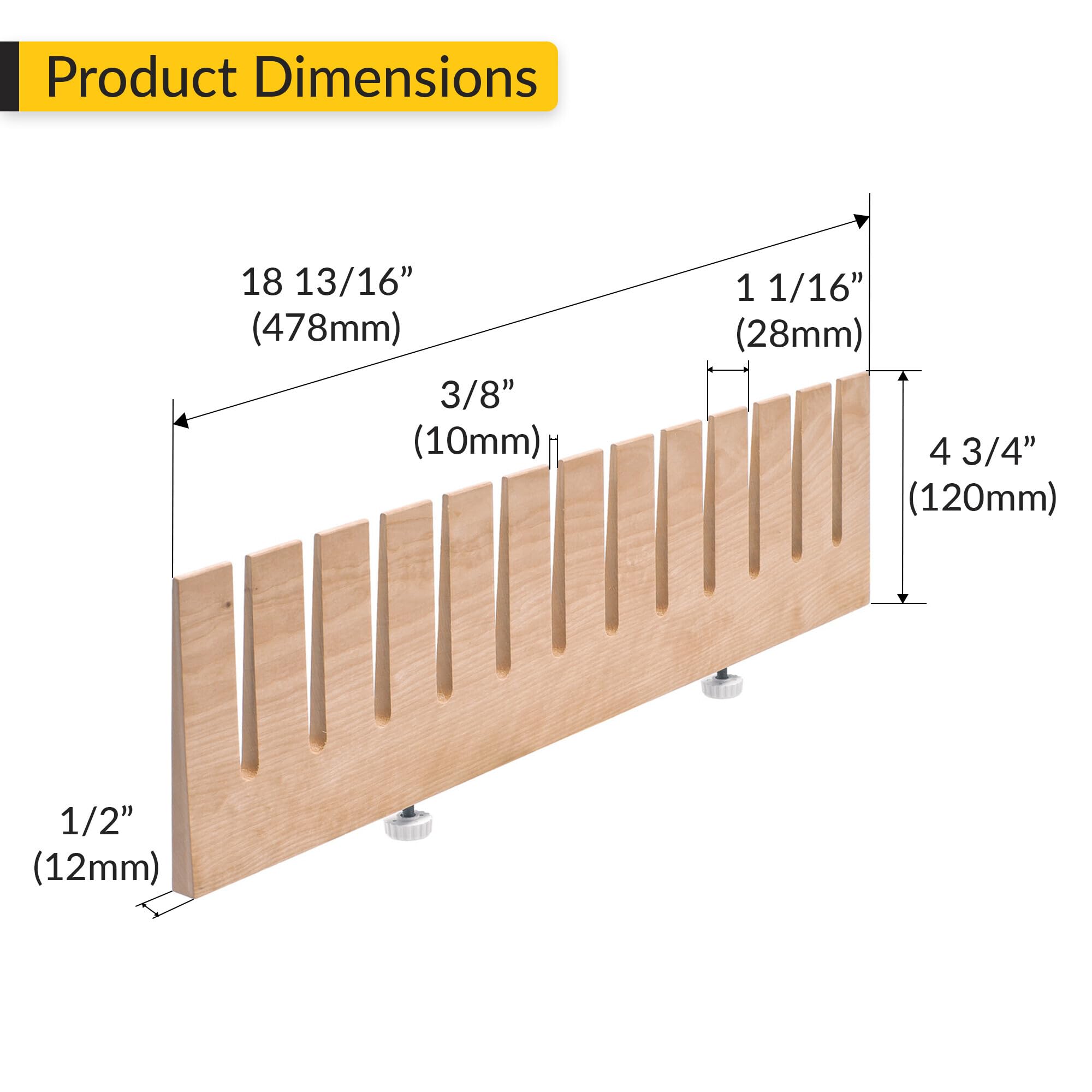 Brixwell QHF5-001 Plate Rack, for Fineline Base Plate Birch Material