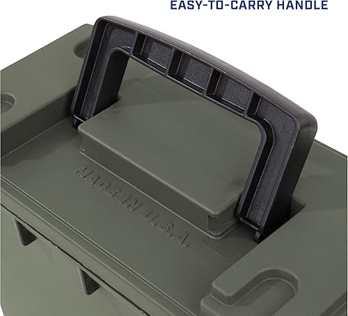 Miniatura 97 de Sheffield 12632 - Caja apilable para munición calibre .30, resiste al agua y al polvo, con cerradura y asa, para equipo de caza, suministros