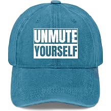 unmute Yourself Baseball Cap 80s hat dad Hats for Men Gifts for Son Cool Cap