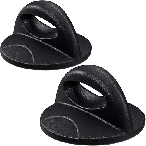 Paquete de 2 manijas universales de repuesto para tapa de olla compatible con piezas de tapa de repuesto de olla rival y más pomos de repuesto