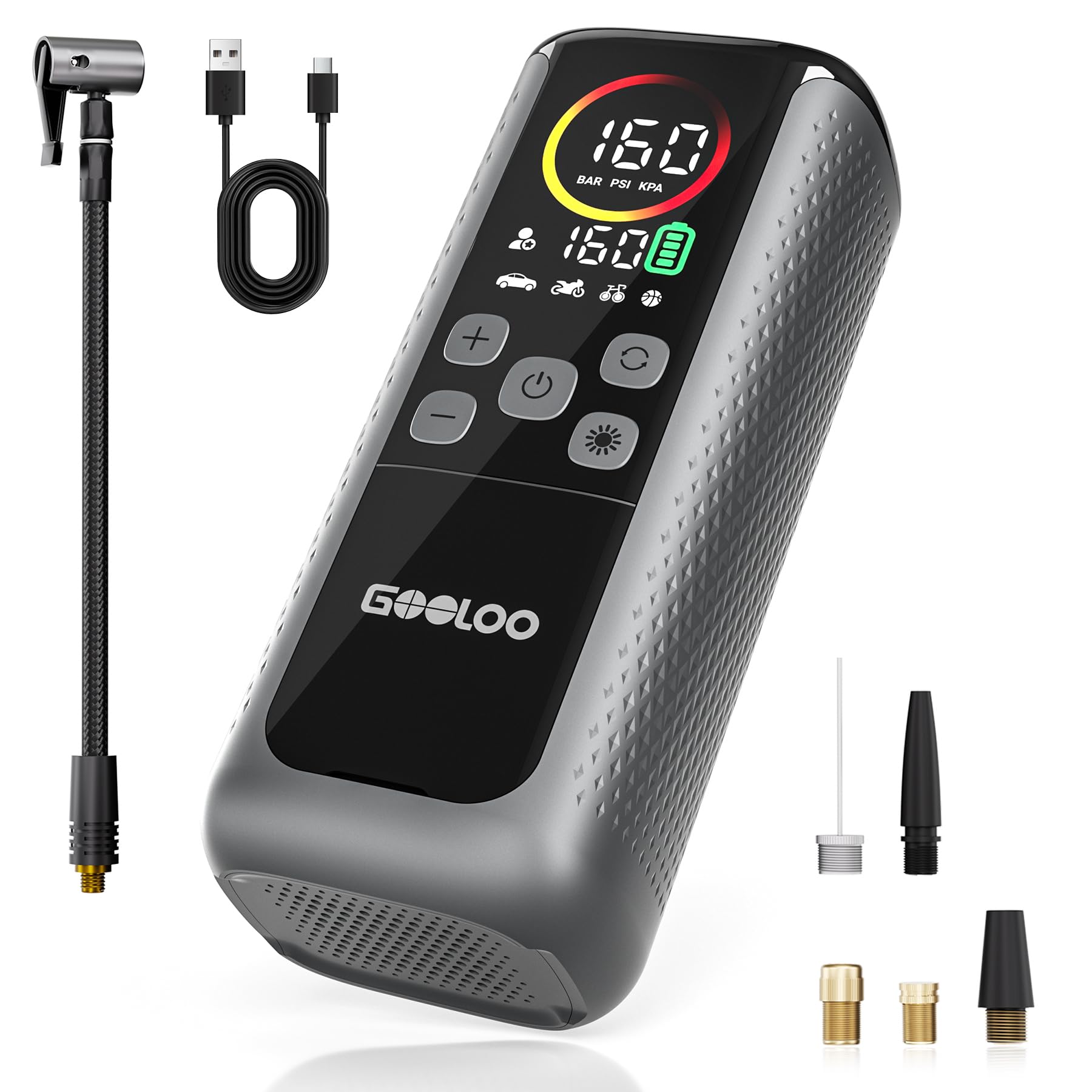 digital tire inflator - GOOLOO GT160 DUAL Digital Tire Inflator