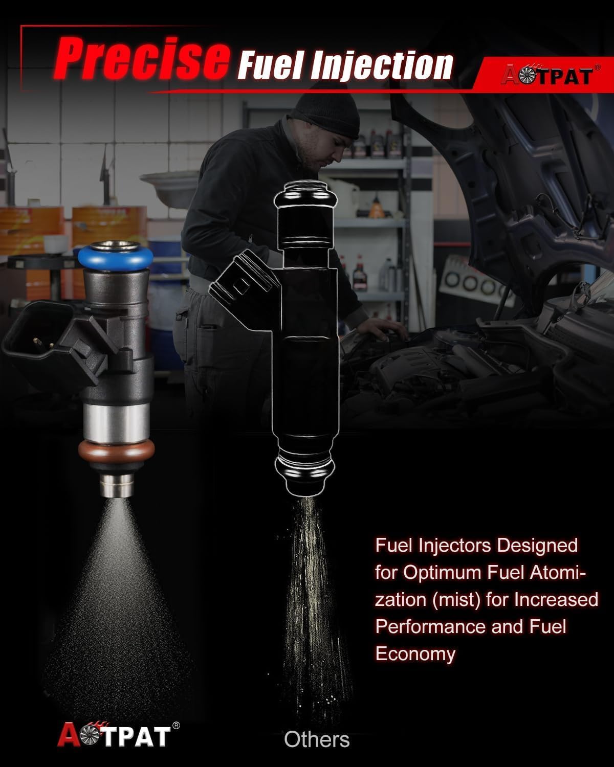 Fuel Injectors V6 3.5L 3.7L Fits for:-Ford Edge Explorer 2011-2016, F150 2011-2015, Flex Transit for:-Mustang for:-Lincoln MKX 2011-2019, OE#0280158191, FJ1116, 822-11214 (6PCS)