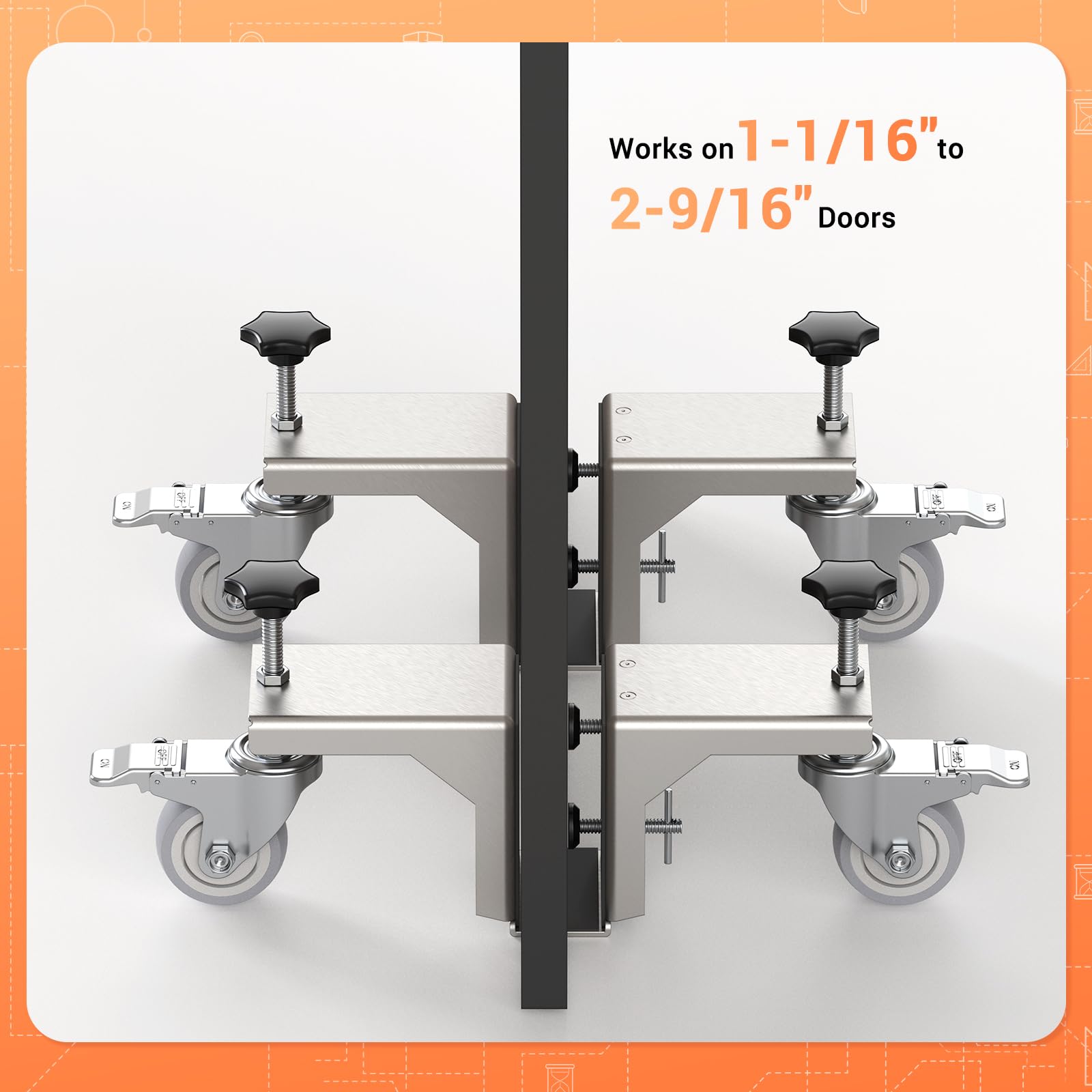 Snapklik.com : 2 Pcs Dolly, Heavy Panel Transportation And Installation ...