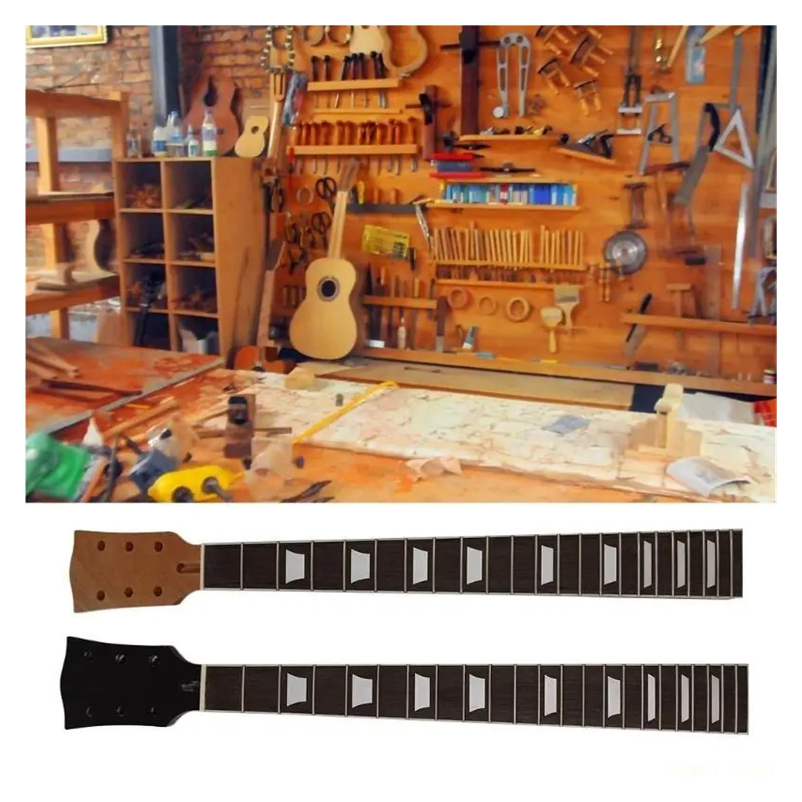 Manico for chitarra elettrica in acero, ricambio fai da te, manico for chitarra for chitarra elettrica