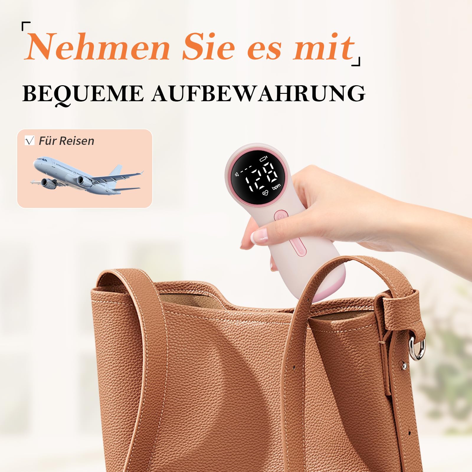 Sentimentales Geschenk für zukünftige Mama, originelles künstlerisches Andenken für und Schwangerschaft (Modell #U9) (Rosa Uni) | Original Designer-Illustration