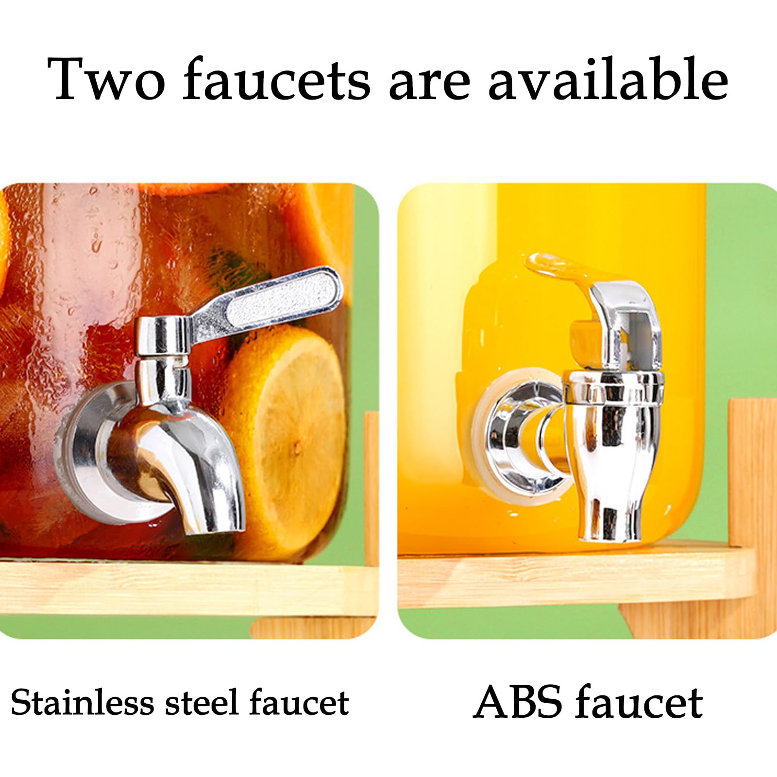 Dispensador de 2,5 L con tapa y grifo, ideal para fiestas, grifo ABS, perfecto para agua, zumo y cócteles Slish Par tial