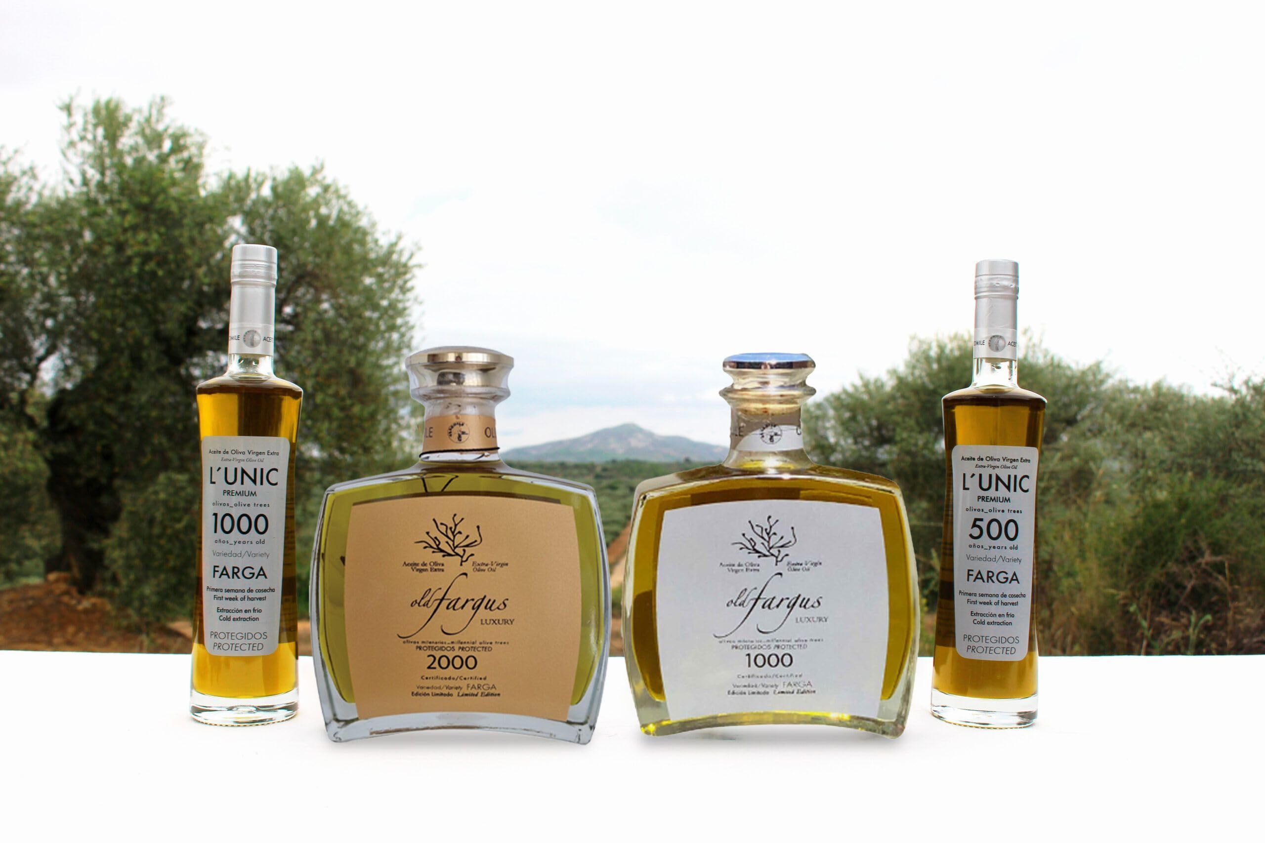 OLDFARGUS | Certyfikowana oliwa z oliwek extra virgin z drzew oliwnych 2000 lat - luksusowy zestaw upominkowy 500 ml