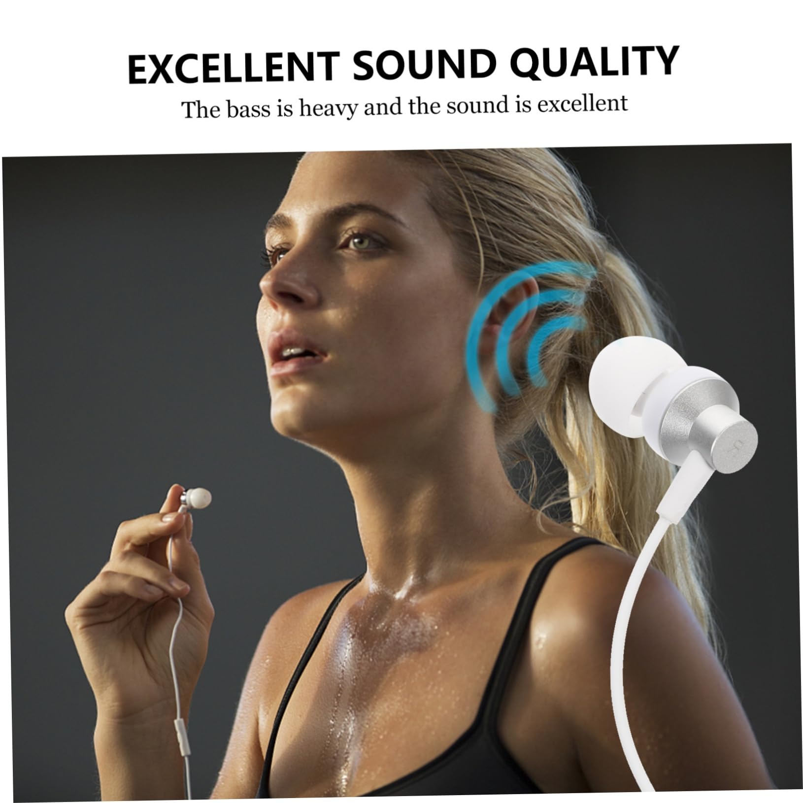DOITOOL 2pezzi Cuffie In-ear Pratiche Compatibili Auricolari Per Vr Glasses Design e Materiali Resistenti Per