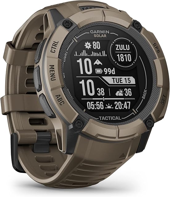 Garmin Instinct 2X Solar 010-02805-02 Smartwatch, XL