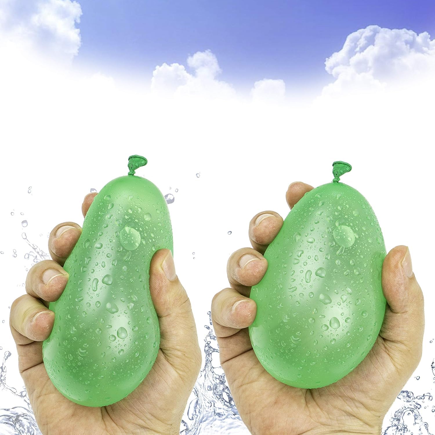 500 bomb wodnych Mega Pack, kolorowe balony wodne z pomoc do napełniania kranu, wielokolorowe