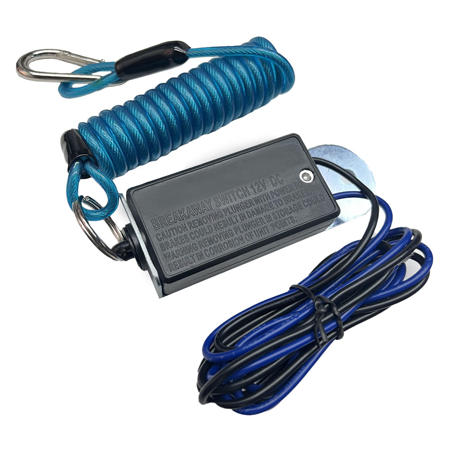 Trailer Breakaway Switch,Aspligo Blue 4Ft Trailer Break