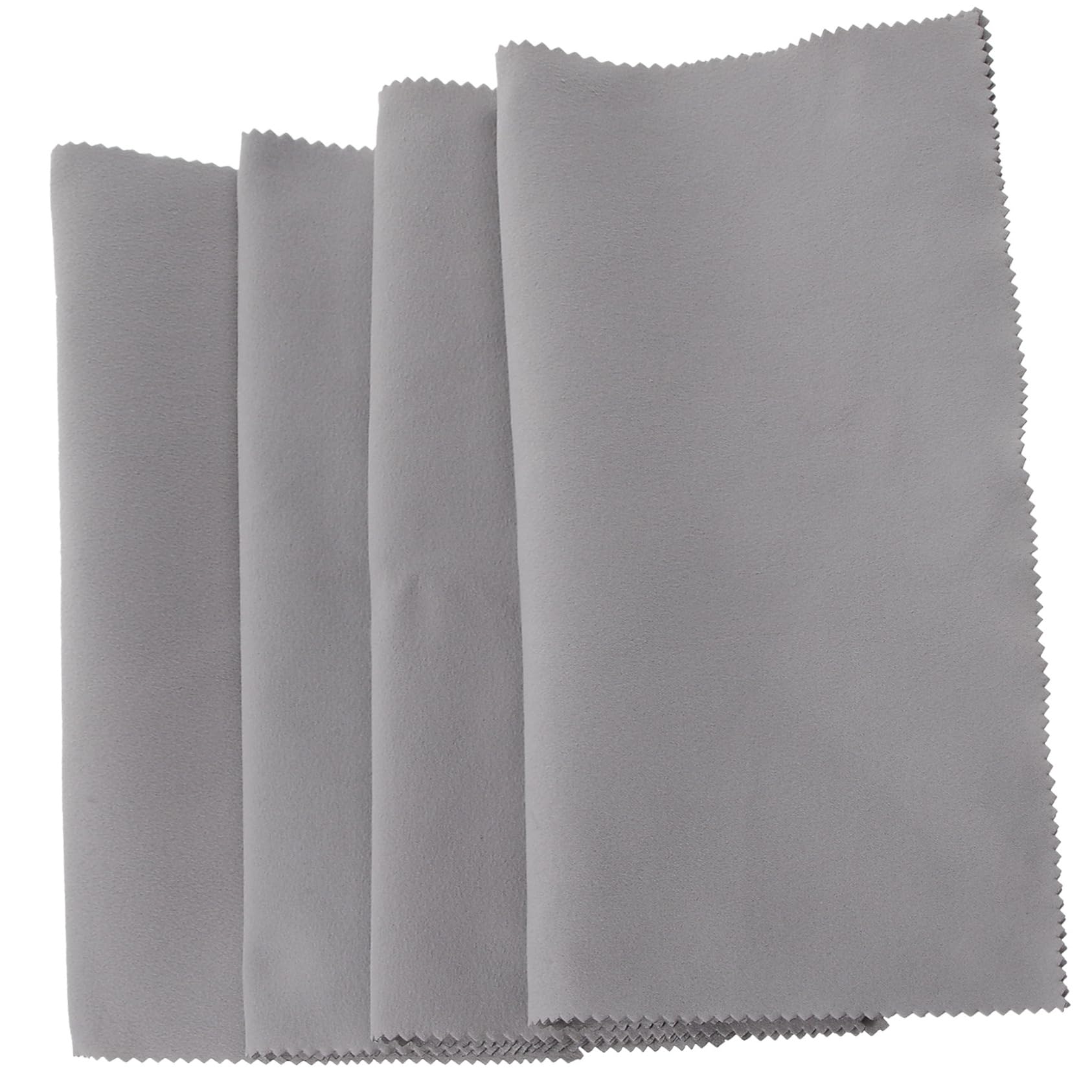 GALPADA 4pcs Microfiber Cleaning Cloths for Instruments Durable Reusable Polishing Cloths for Guitar Piano Violin More Lightweight Portable for Cleaning Stains and Fingerprints