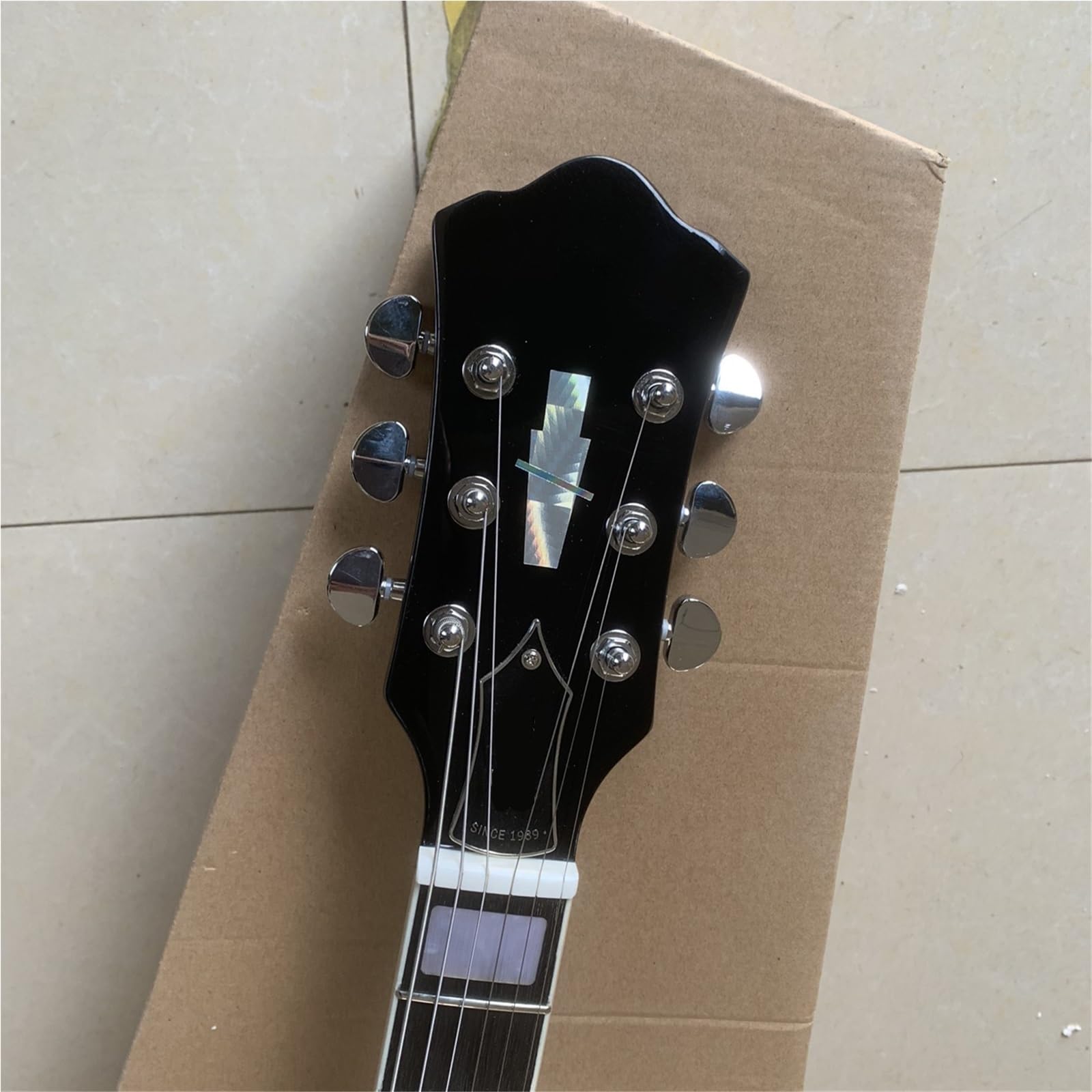 Electric Guitar Kits Original Full Hollow Barrel P90 Pickup Handmade F Hole Jazz Electric Guitar