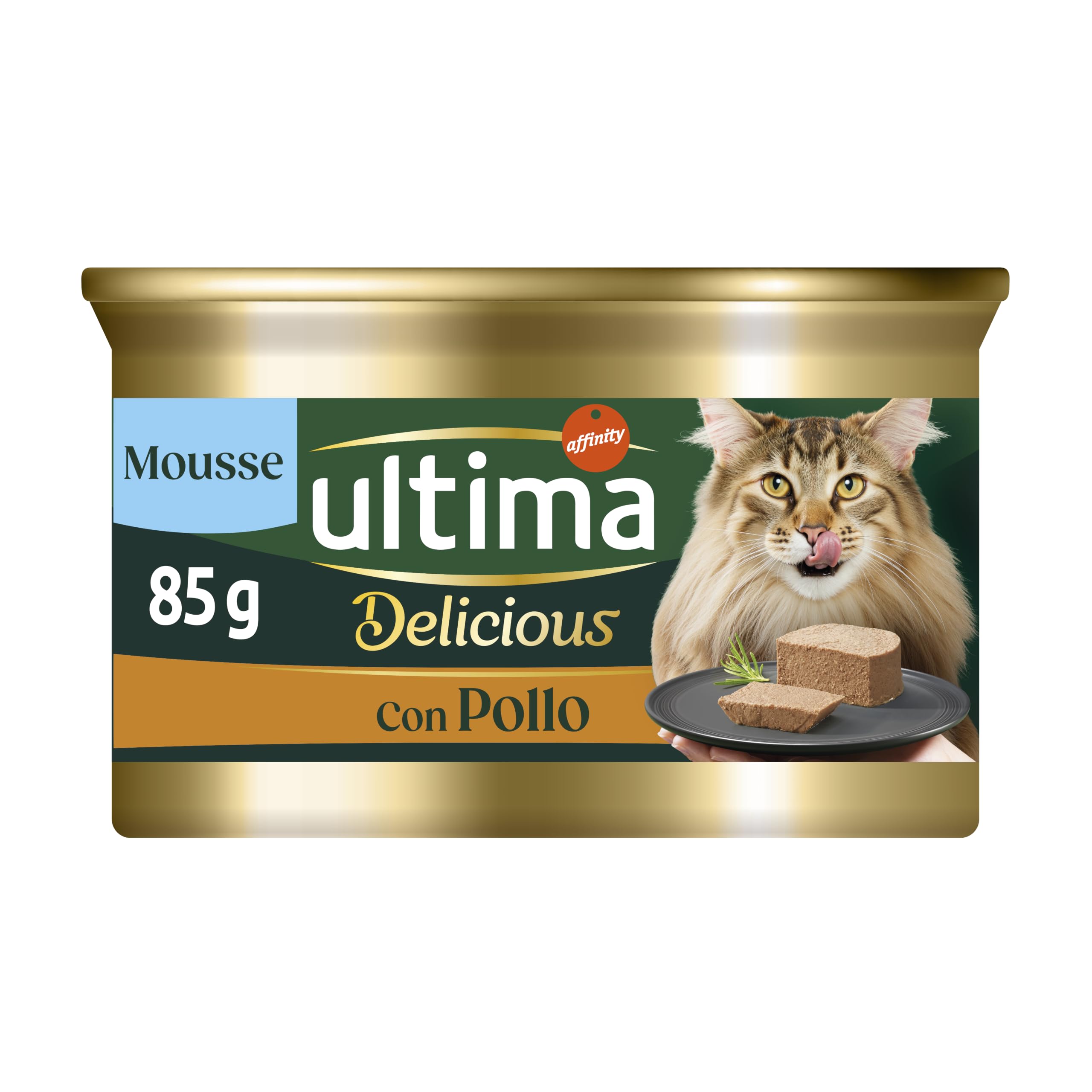 Ultima Fit & Delicious Comida Húmeda para Gatos - Mousse con Pollo: 24 latas de 85g
