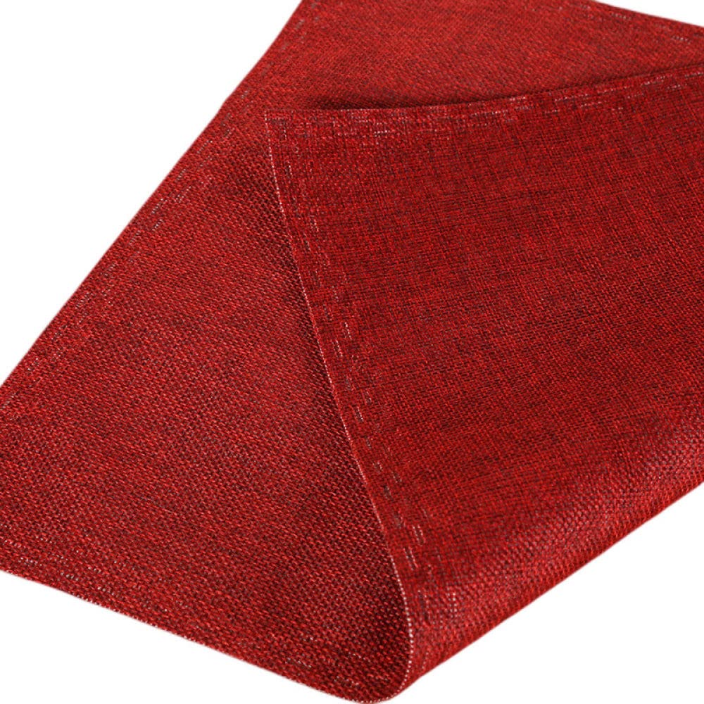 Salvamanteles,Manteles Individuales para Mesa De Comedor, Manteles Individuales Naranjas Manteles Individuales De Lino De Algodón Mantel Individual Liso Casa De Campo Simple Mantel Individual Resis