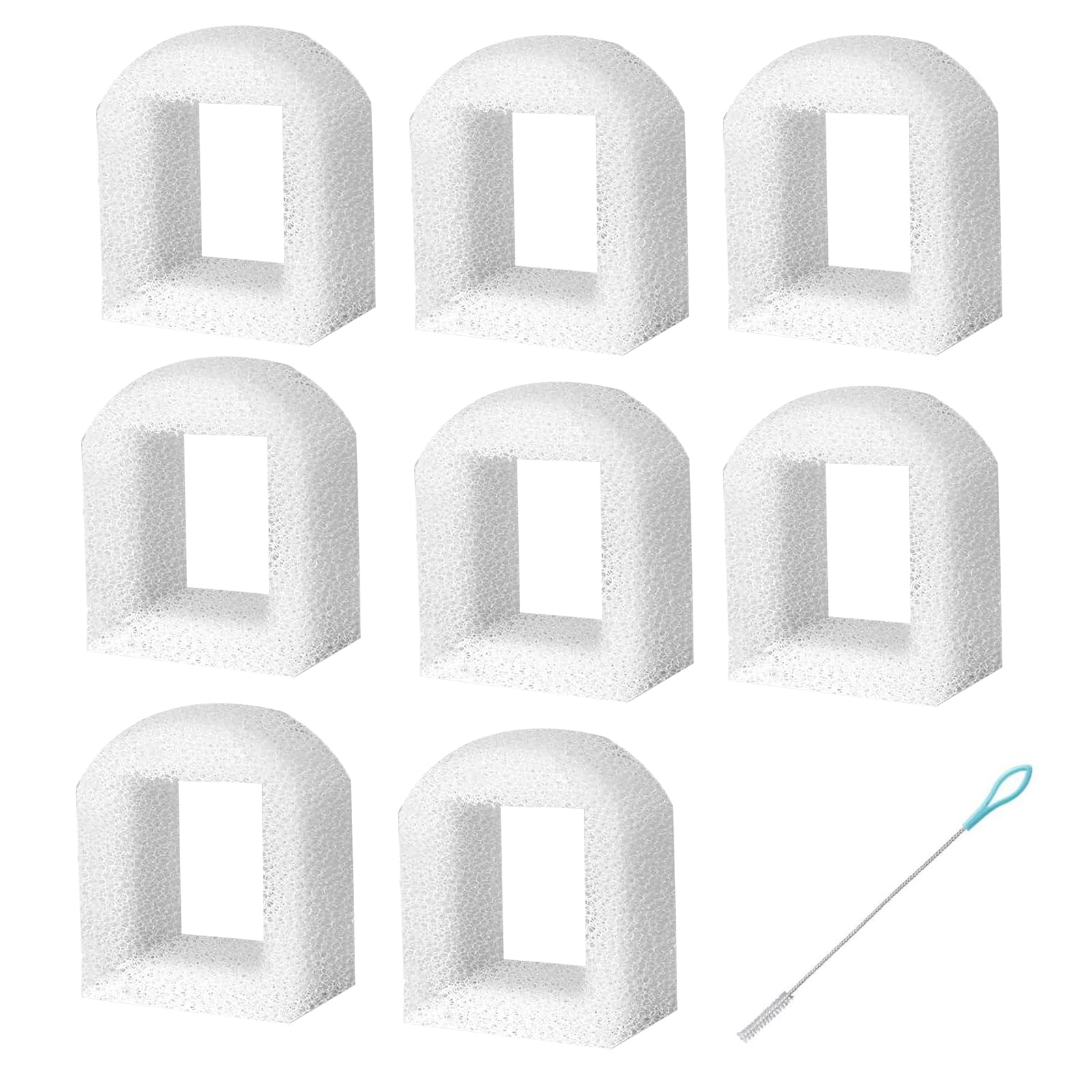 HAFRILY 8 Pack Replacement Foam Filter Set for Drinkwell Pet Fountains