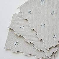 Vista 8 de 3 Sprouts Tapete de juego de espuma para bebé, azulejos de espuma suave para niños con alfombrillas de rompecabezas entrelazadas para sala