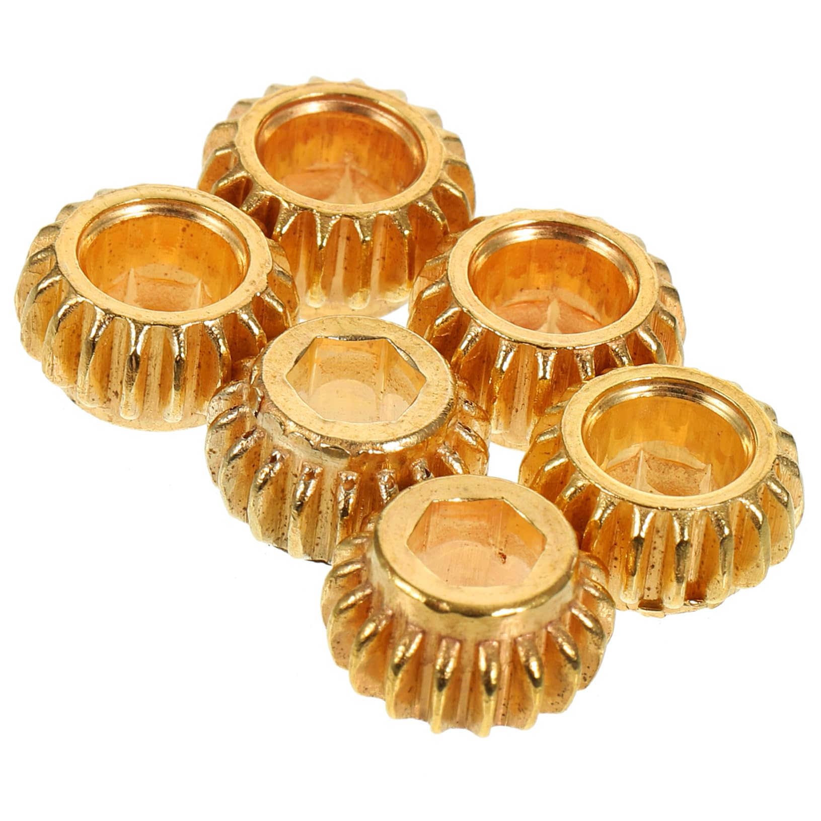 SUPVOX Guitar Headstock Tuning Pegs 6 Pack 1:18 Ratio Gears Acoustic Guitar Tuner Knobs Easy to Install for Musicians