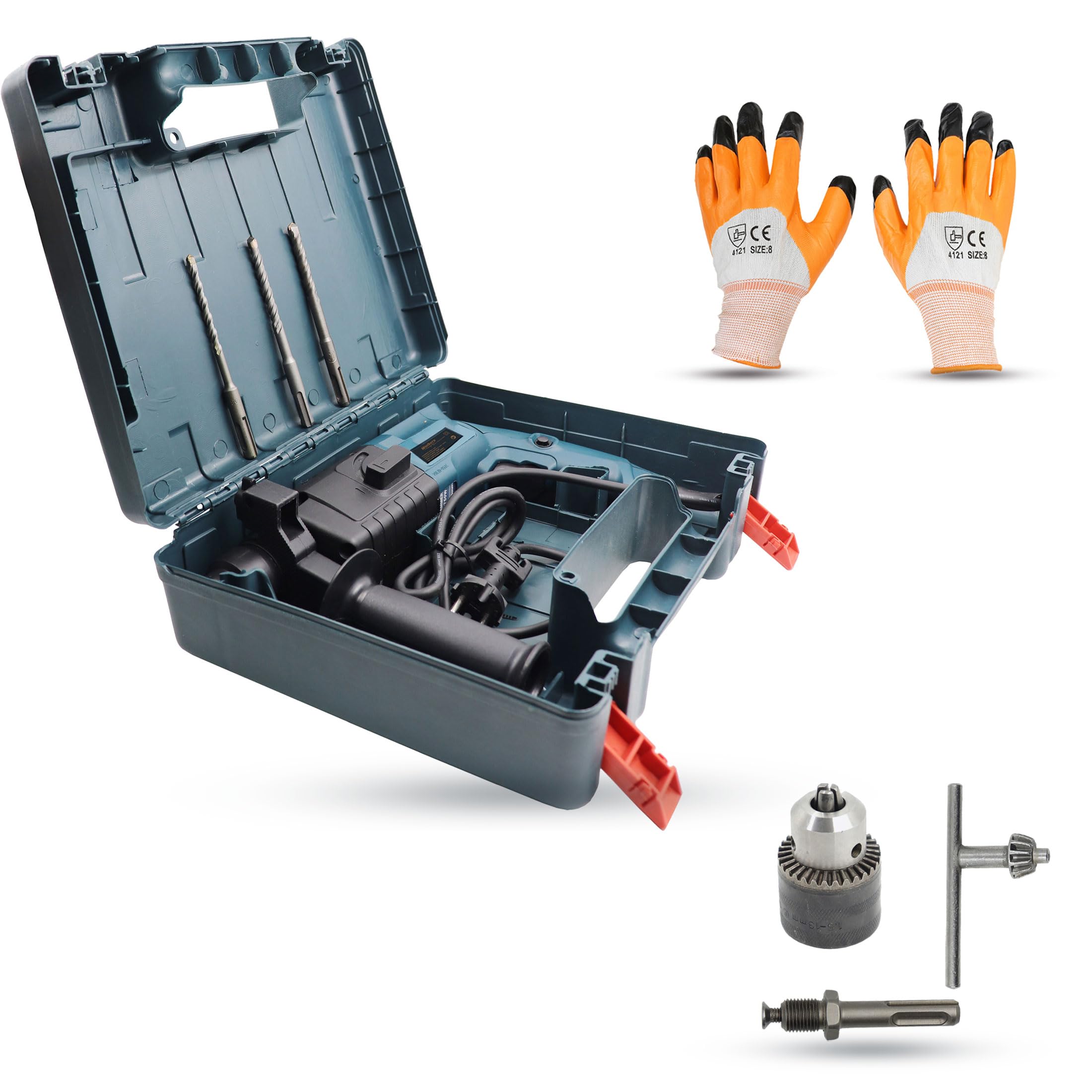Walkers WKCB333M1 All Purpose 20mm Hammer Impact Drill Machine Forward/Reverse Rotation with 3 Bits for Making Holes in Metal/Wood/Concrete Hammer Drill (20 mm Chuck Size, 750 W) (B0C9TC1GPB) Amazon Price History, Amazon Price Tracker