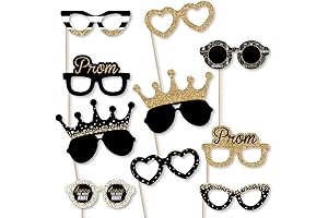 Big Dot of Happiness Prom Photo Booth Props