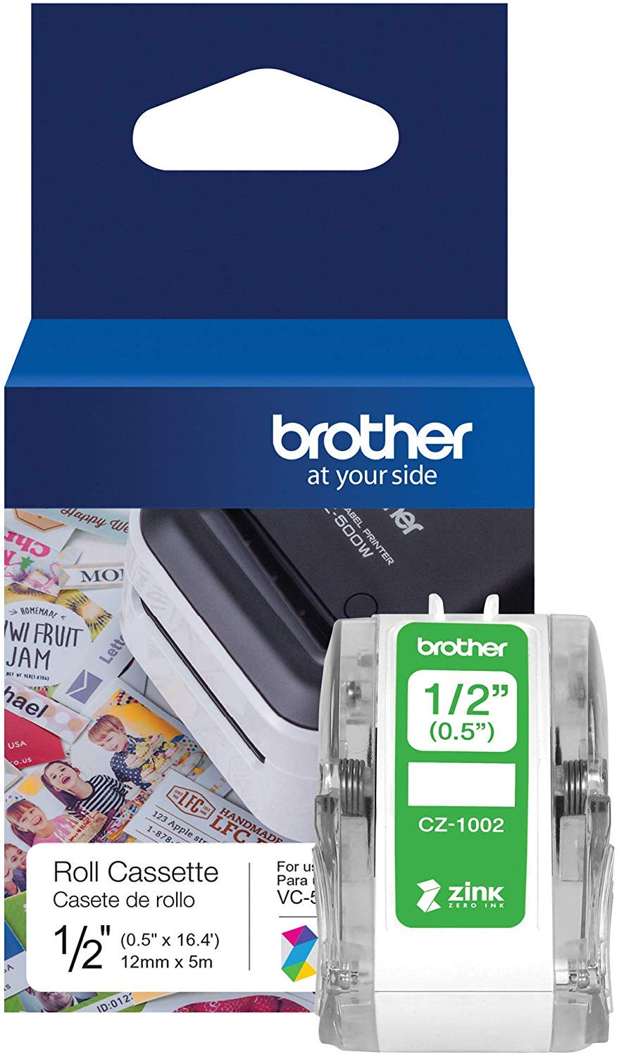 Amazon.com : Brother Genuine CZ-1002 Continuous Length ½” (0.5
