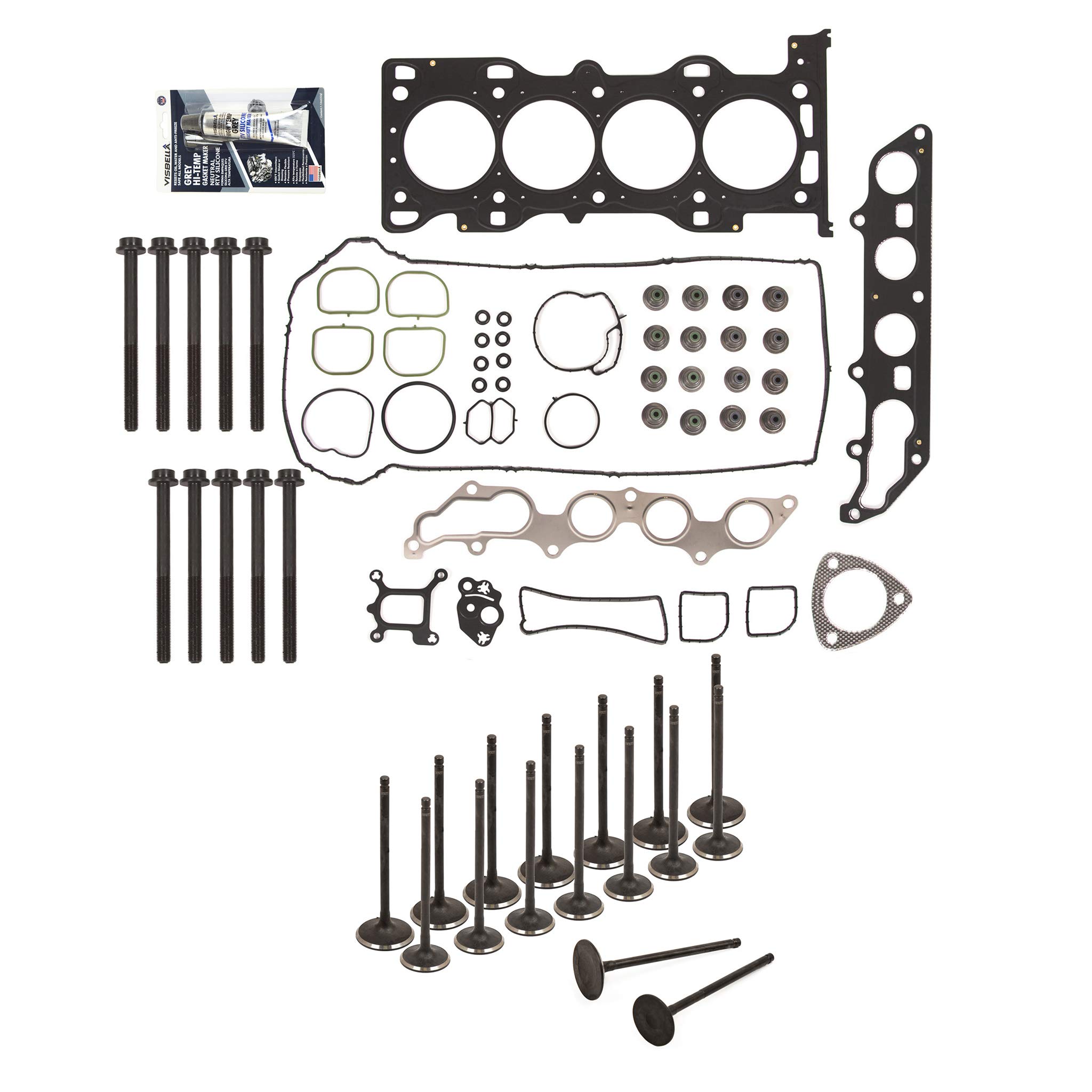 AUCERAMIC Cylinder Head Gasket Set HGS4236 For 2012-2017 Ford Focus 2.0L - Includes MLS Head Gasket & Seals