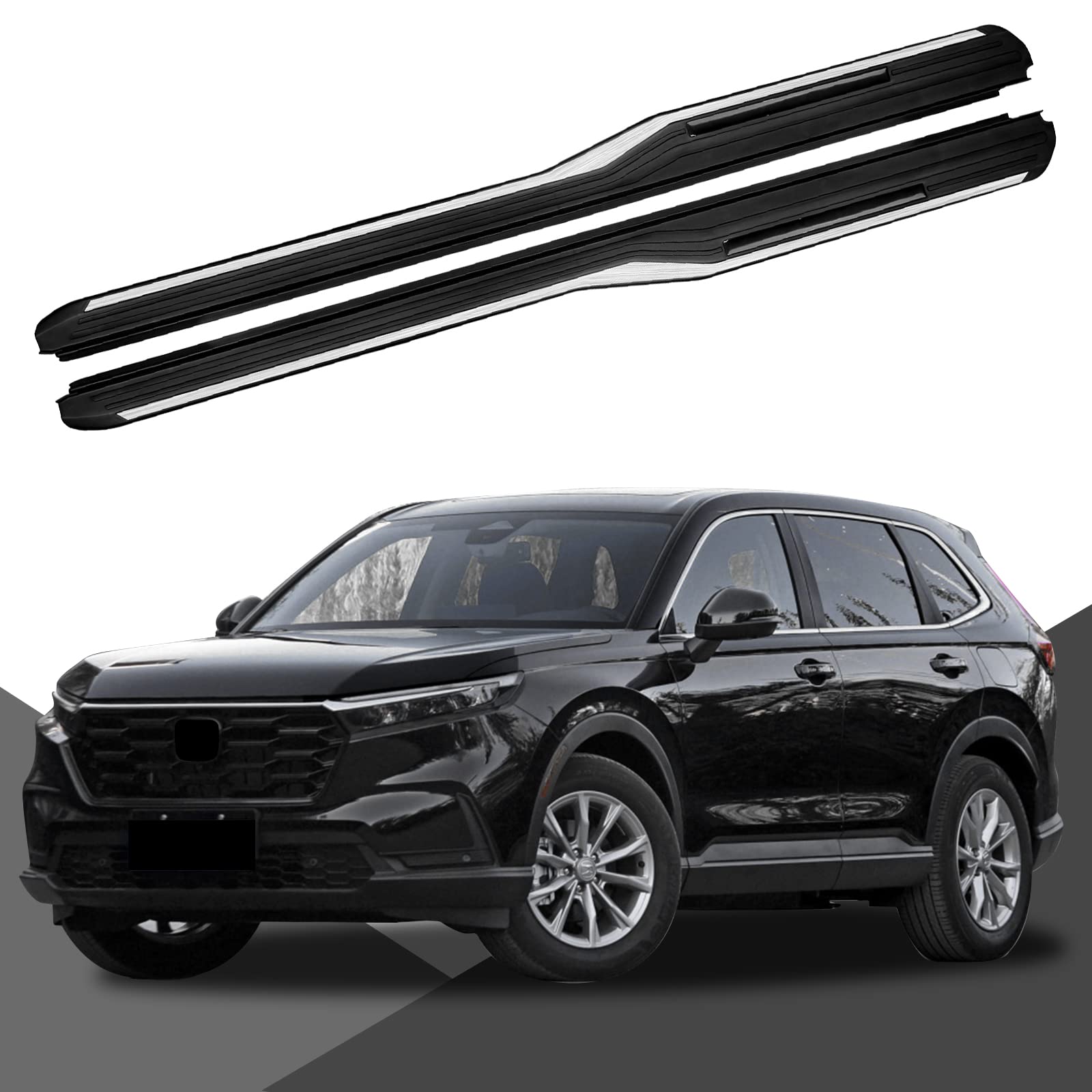 Photo 1 of AOMSAZTO Running Boards Fit for Honda CRV CR-V 2023 2024 Running Boards Side Steps Bar Replacement Aluminum Alloy Car Accessories