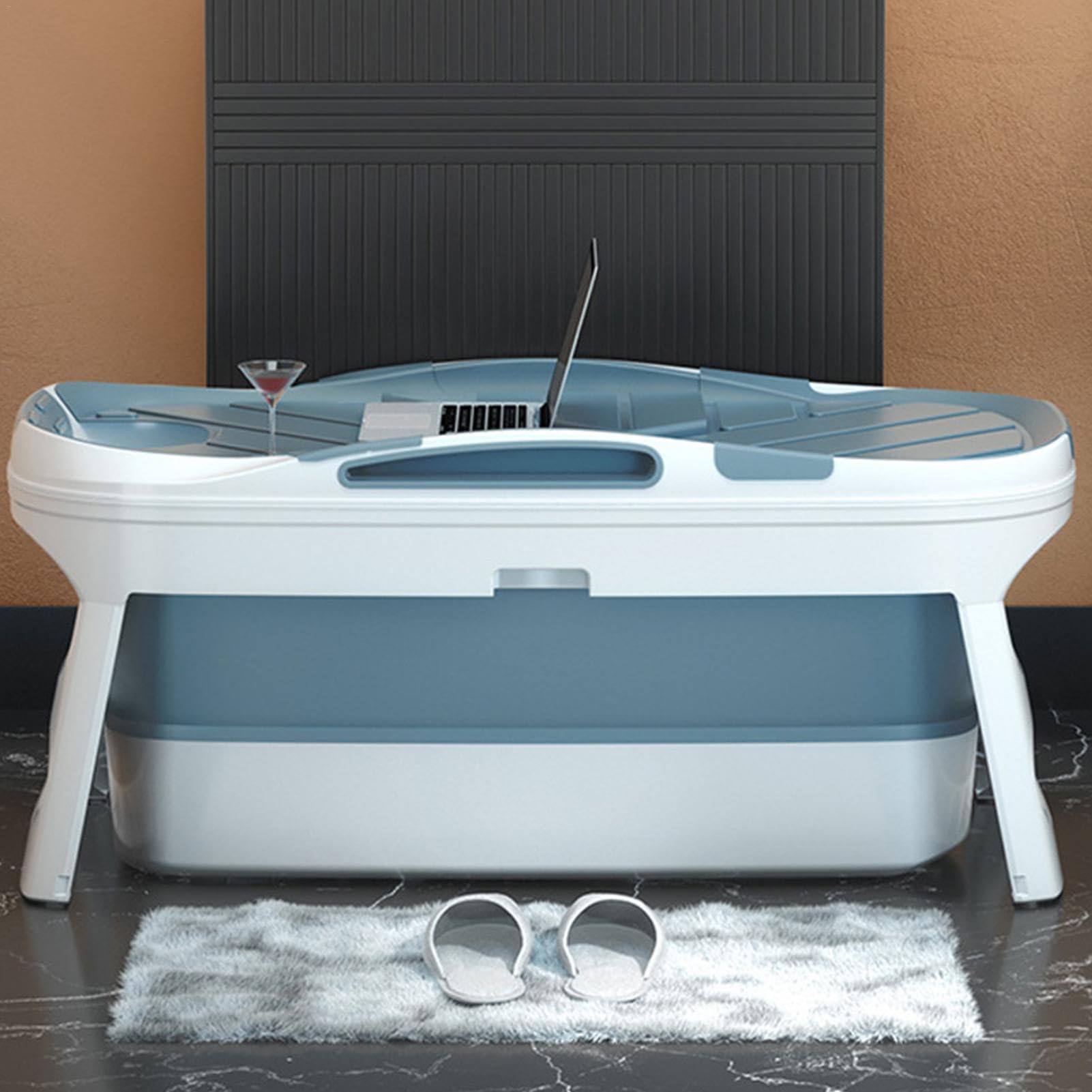 未使用品】折り畳みバスタブ 蓋たつき 15,000円の品 子供／大人対応