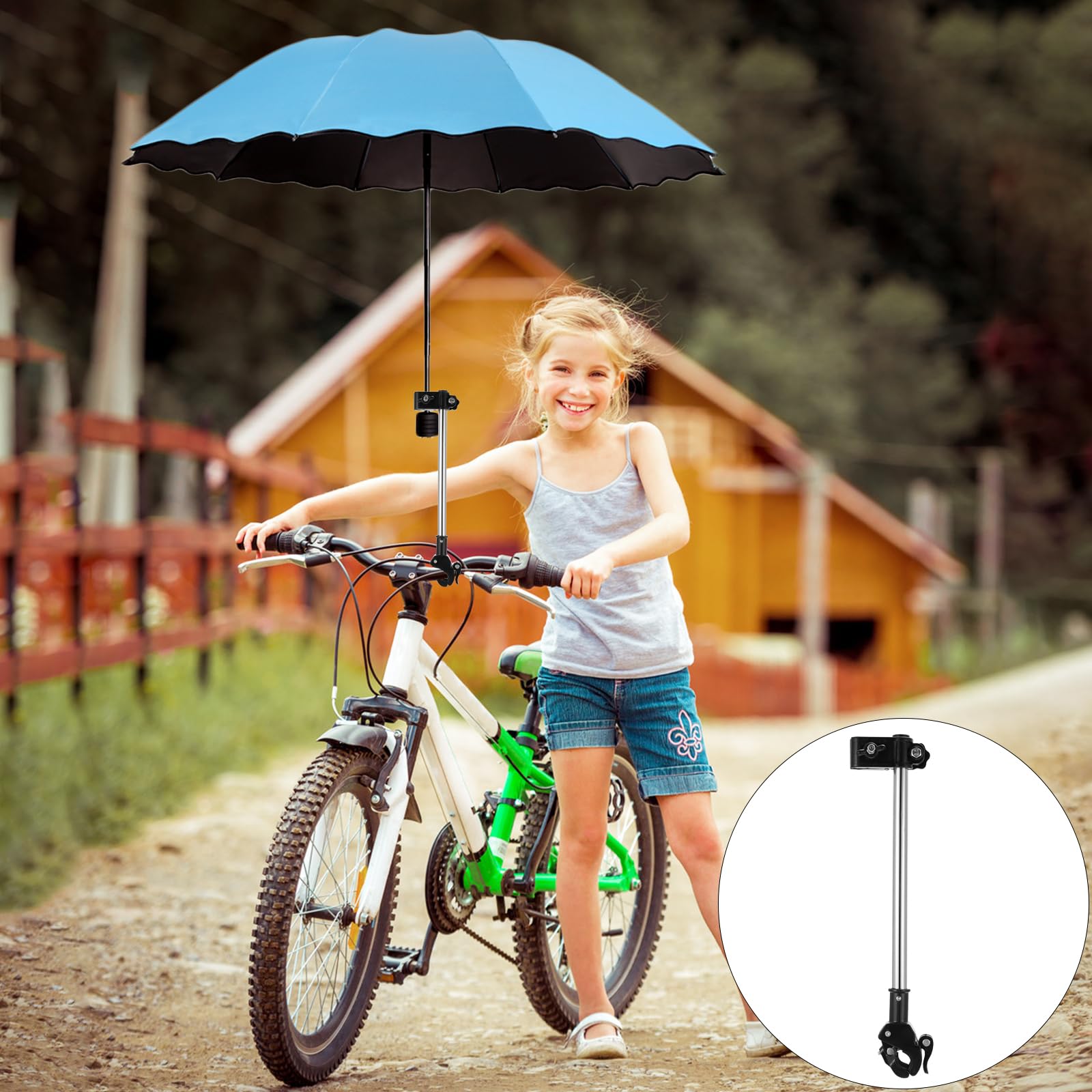 (未使用･未開封品)　自転車 傘ポッケ カサ収納 52928 ar3p5n1 Amazon｜ledmomo 自転車傘立て 自転車傘ホルダー 傘スタンド