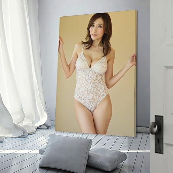 JULIA 22女優アートポスター壁画キャンバス リビング ルーム ベッドルーム ダイニング ルーム バスルーム ホーム デコレーションFrame-style16x24inch40x60cm