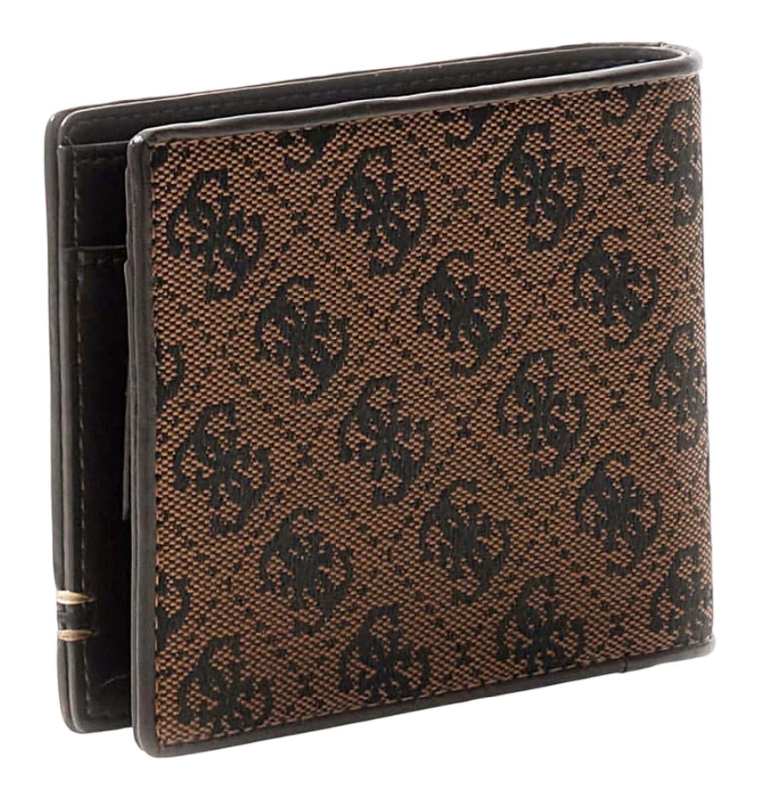 GUESS portafoglio Boston Bifold Wallet Coffee marrone
