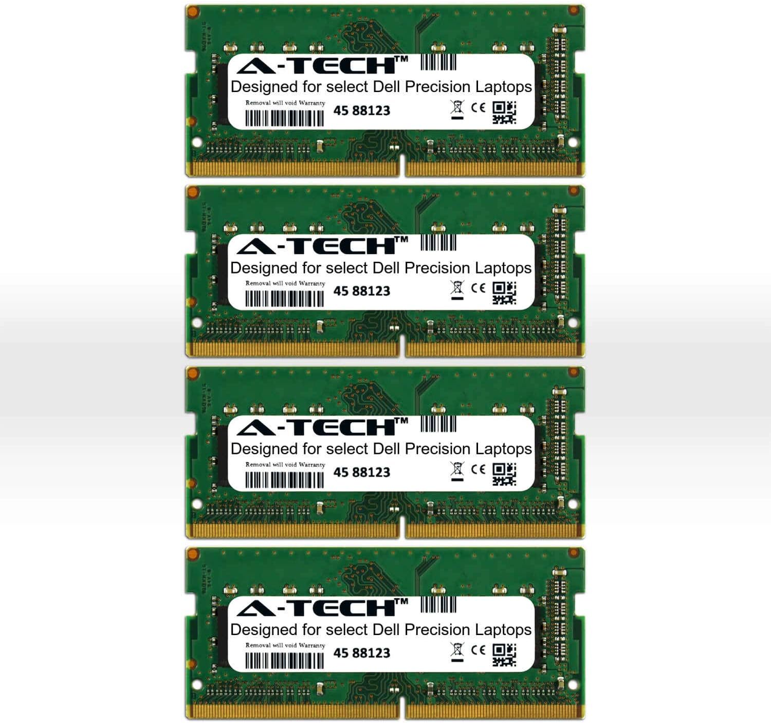 A-Tech 32GB Kit (2 x 16GB) for Dell Precision 5000 Series 5510 5520 5530 M5510 M5520 M5530 2400Mhz DDR4 Mobile Workstation Laptop & Notebook Memory Ram Modules